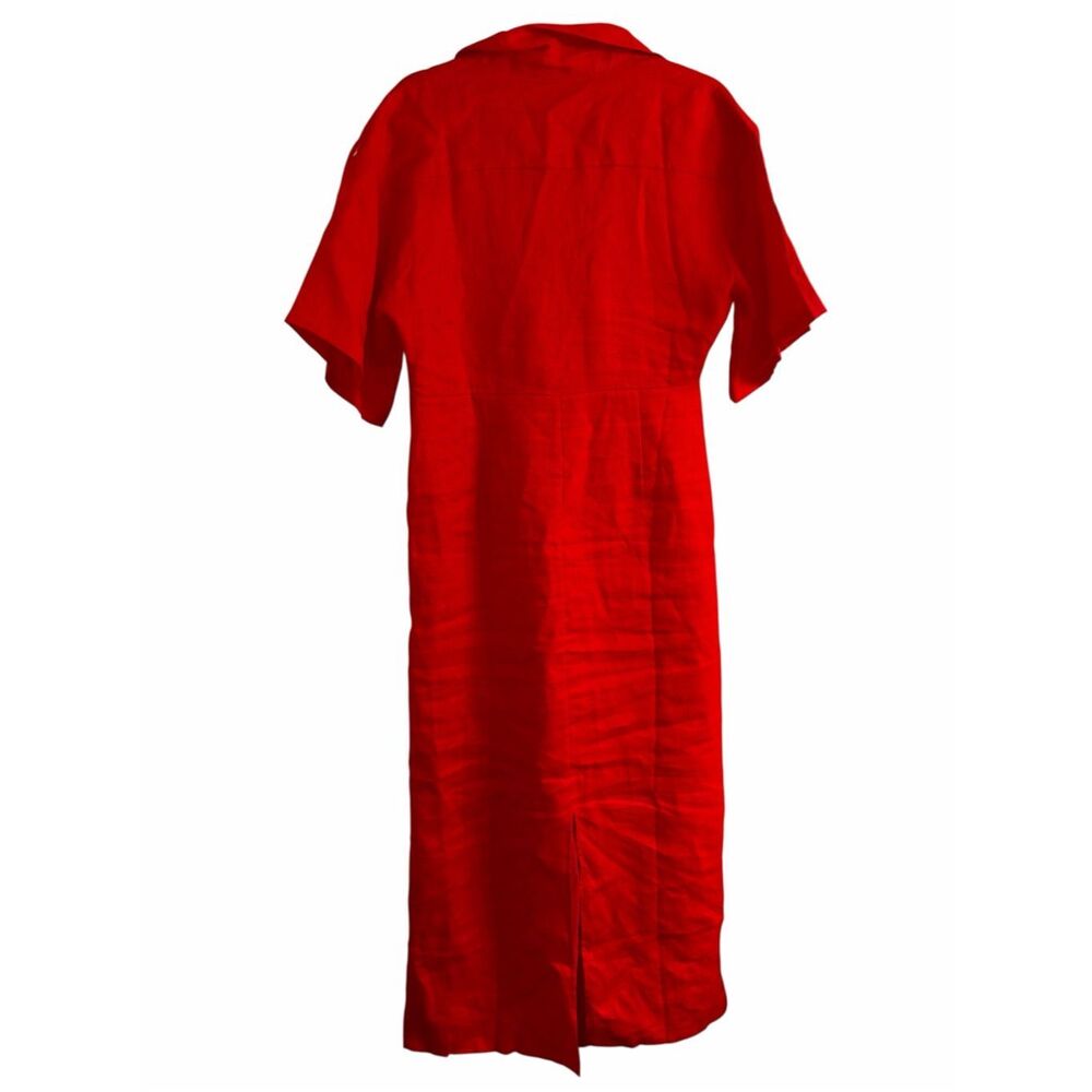 ✨SNEAKY LINK Lefka Midi Red Sz Large Dress✨ - Picture 12 of 16